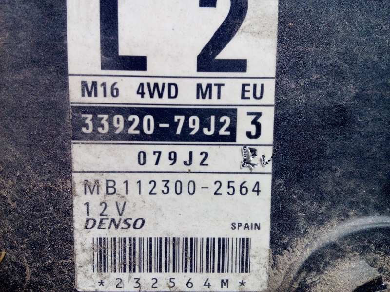 Recambio de centralita motor uce para suzuki sx4 rw (ey) gl referencia OEM IAM 3392079J23  MB1123002564