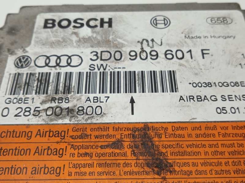 Recambio de centralita airbag para volkswagen touareg (7la) tdi v6 referencia OEM IAM 3D0909601F 3D0909601F00B 0285001800
