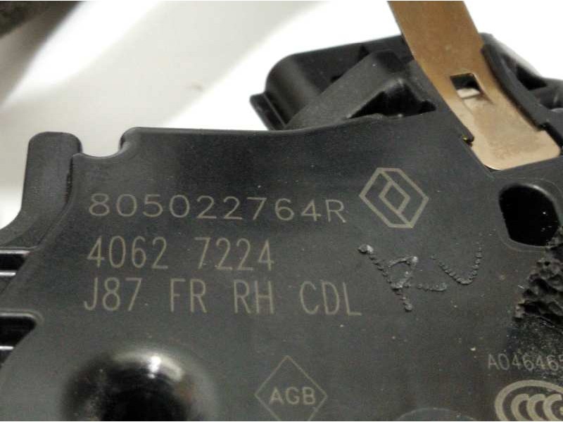 Recambio de cerradura puerta delantera derecha para renault captur 1.2 tce energy referencia OEM IAM 805022764R  