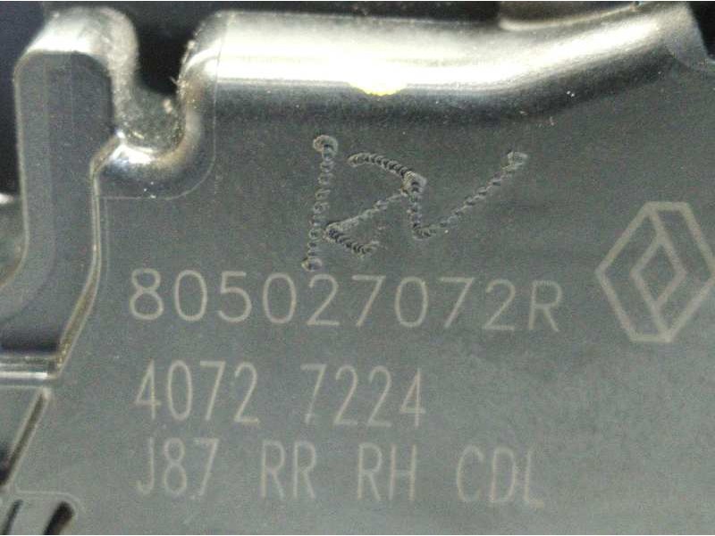 Recambio de cerradura puerta trasera derecha para renault captur 1.2 tce energy referencia OEM IAM 805027072R  