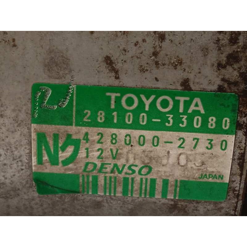 Recambio de motor arranque para toyota auris luna+ referencia OEM IAM 2810033080  4280002730