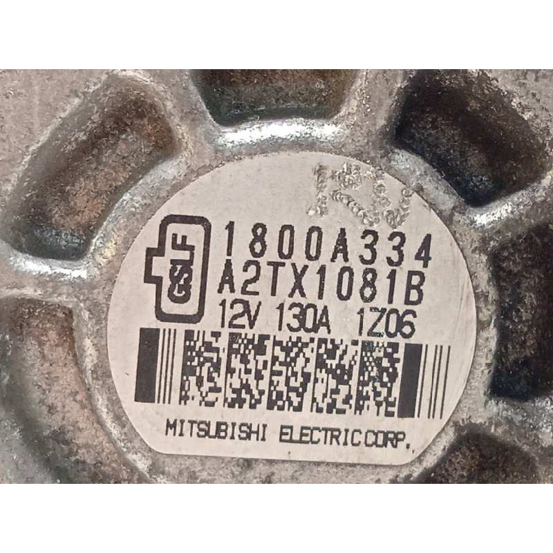 Recambio de alternador para mitsubishi asx (ga0w) 1.8 di-d cat referencia OEM IAM 1800A334  A2TX1081B