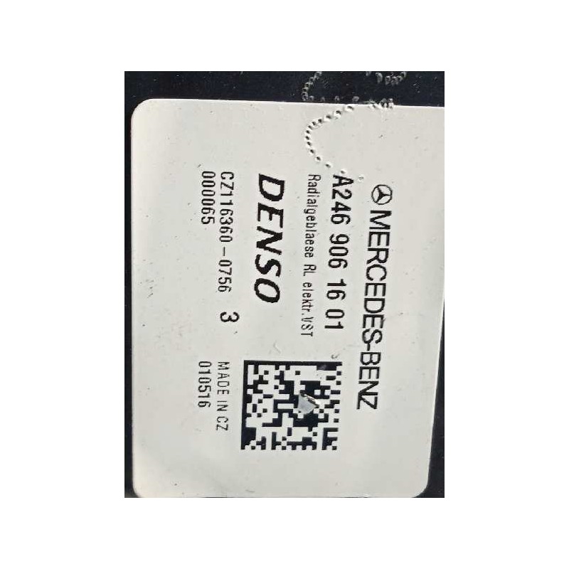 Recambio de motor calefaccion para infiniti q30 1.6 premium referencia OEM IAM A2469061601  CZ1163600756