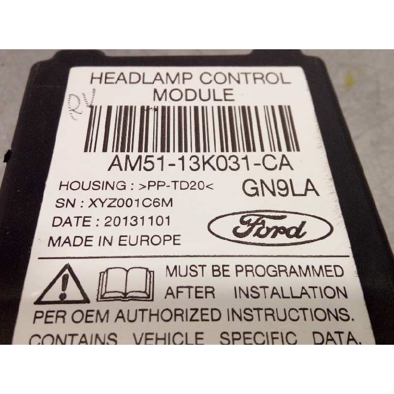 Recambio de centralita luces para ford c-max titanium referencia OEM IAM AM5113K031CA  