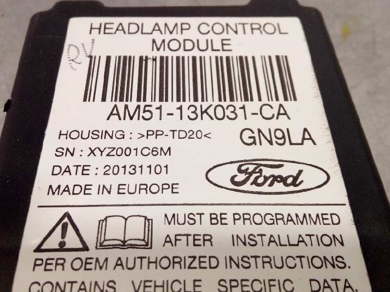 Recambio de centralita luces para ford c-max titanium referencia OEM IAM AM5113K031CA  