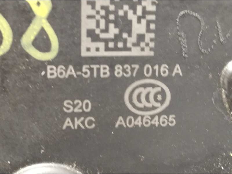 Recambio de cerradura puerta delantera derecha para volkswagen golf vii lim. (bq1) advance referencia OEM IAM 5TB837016A  B6A5TB