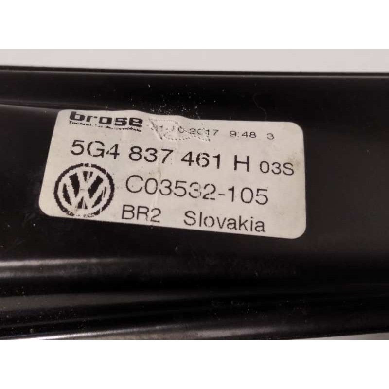 Recambio de elevalunas delantero izquierdo para volkswagen golf vii lim. (bq1) advance referencia OEM IAM 5G4837461H  5Q4959801B