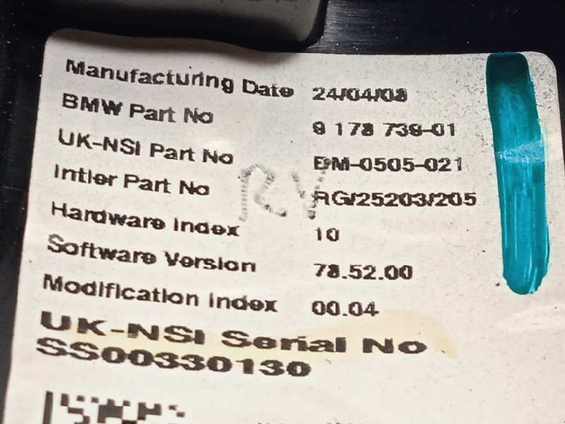 Recambio de cuadro instrumentos para bmw mini (r56) one referencia OEM IAM 9178739  62109325809