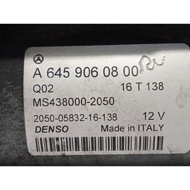Recambio de motor arranque para infiniti q30 1.6 premium referencia OEM IAM A6459060800 6459060800 MS4380002050