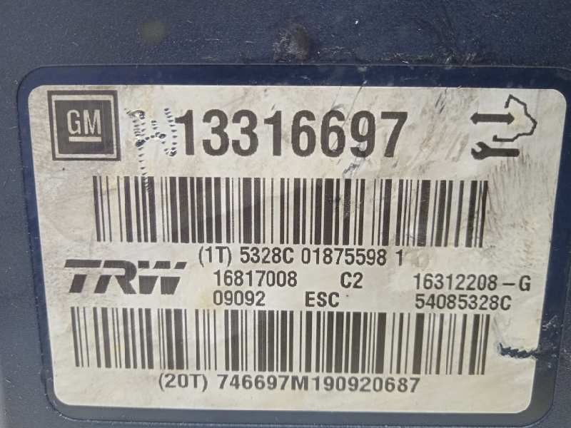 Recambio de abs para opel insignia berlina cosmo referencia OEM IAM 13316697 16312208G 16817008