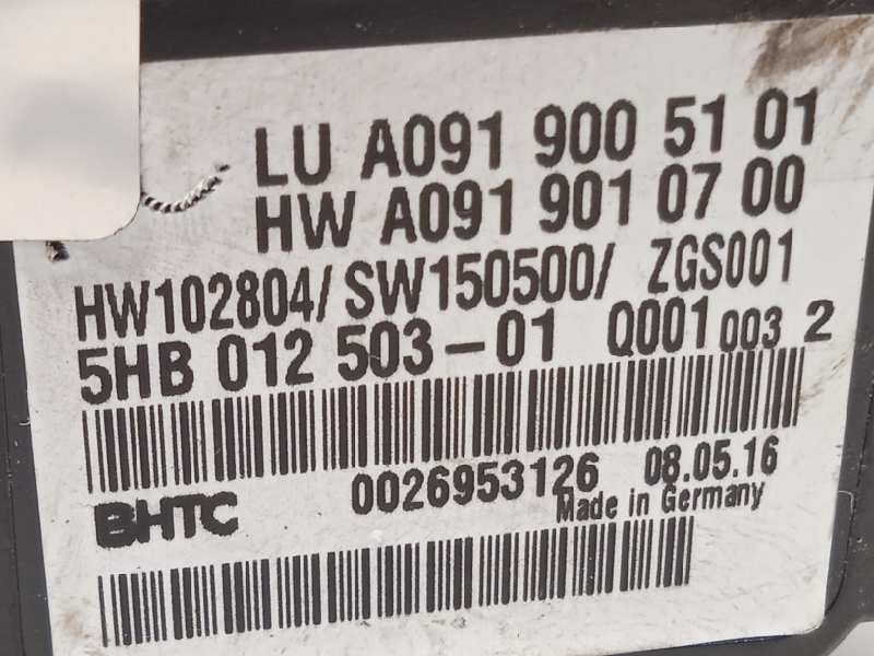 Recambio de mando climatizador para infiniti q30 1.6 premium referencia OEM IAM A0919005101  5HB012503