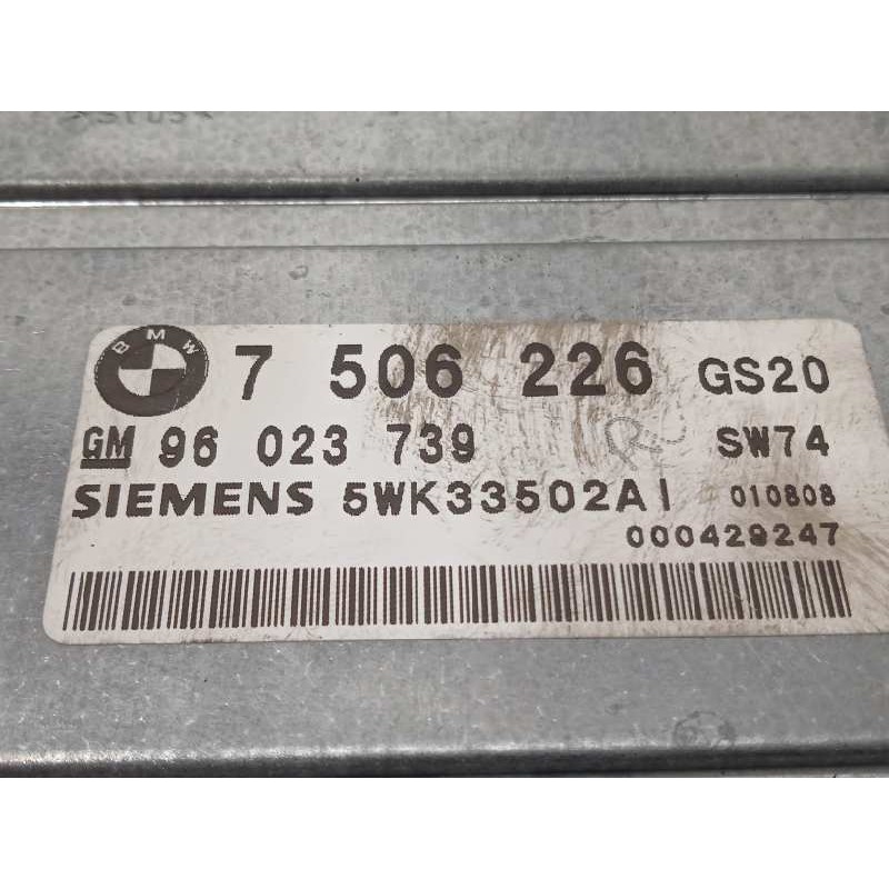 Recambio de centralita cambio automatico para bmw x5 (e53) 3.0d referencia OEM IAM 7506226 5WK33502A 96023739