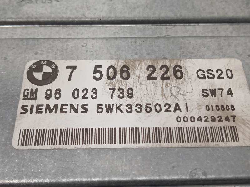 Recambio de centralita cambio automatico para bmw x5 (e53) 3.0d referencia OEM IAM 7506226 5WK33502A 96023739