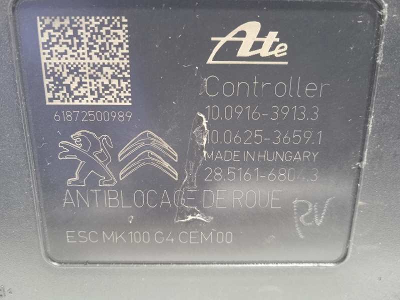 Recambio de abs para citroën c-elysée shine referencia OEM IAM 9822654880 10091639133 10022012064