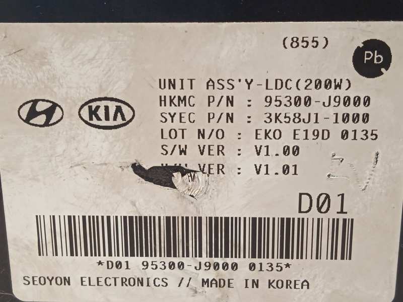 Recambio de modulo electronico para hyundai kona 1.0 tgdi cat referencia OEM IAM 95300J9000  