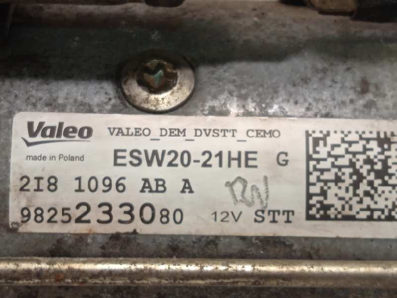 Recambio de motor arranque para citroën c4 cactus shine referencia OEM IAM 9825233080  ESW2021HE