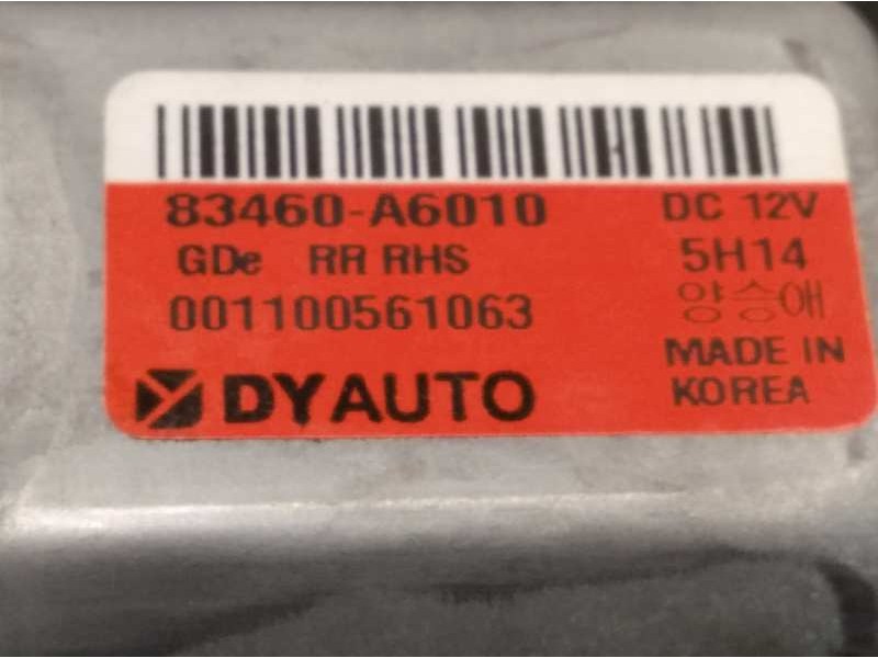 Recambio de elevalunas trasero derecho para hyundai i30 (gd) turbo referencia OEM IAM 83480A6050 83481A6010 83460A6010