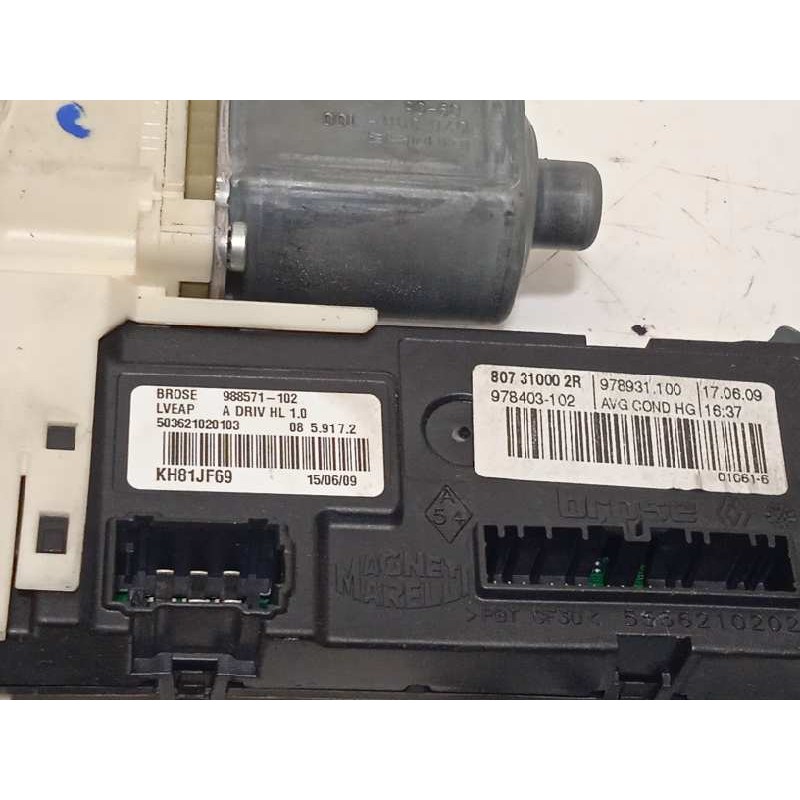 Recambio de elevalunas delantero izquierdo para renault laguna grandtour iii authentique referencia OEM IAM 807010002R  