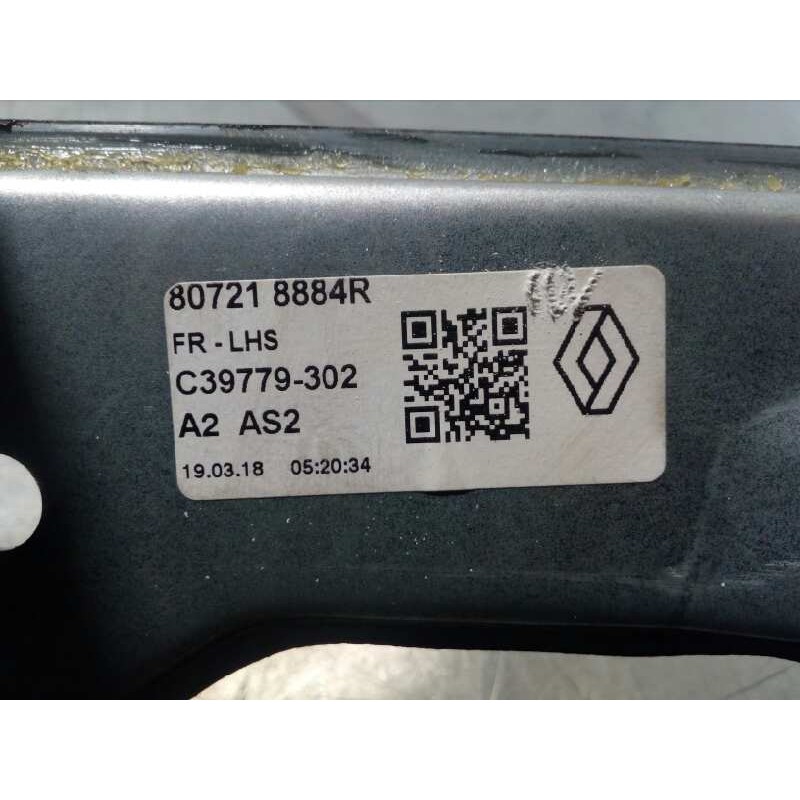 Recambio de elevalunas delantero izquierdo para renault kadjar limited referencia OEM IAM 807218884R  