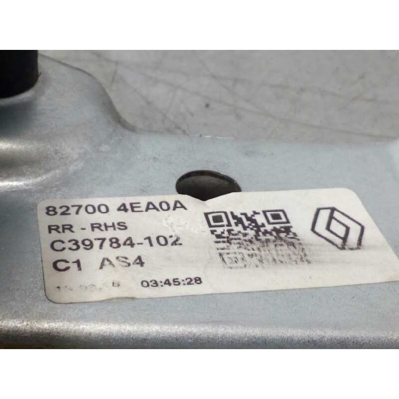Recambio de elevalunas trasero derecho para renault kadjar limited referencia OEM IAM 827004EA0A  