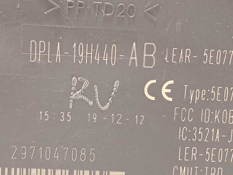 Recambio de modulo electronico para jaguar xf 2.2 diesel cat referencia OEM IAM DPLA19H440AB  C2Z25236