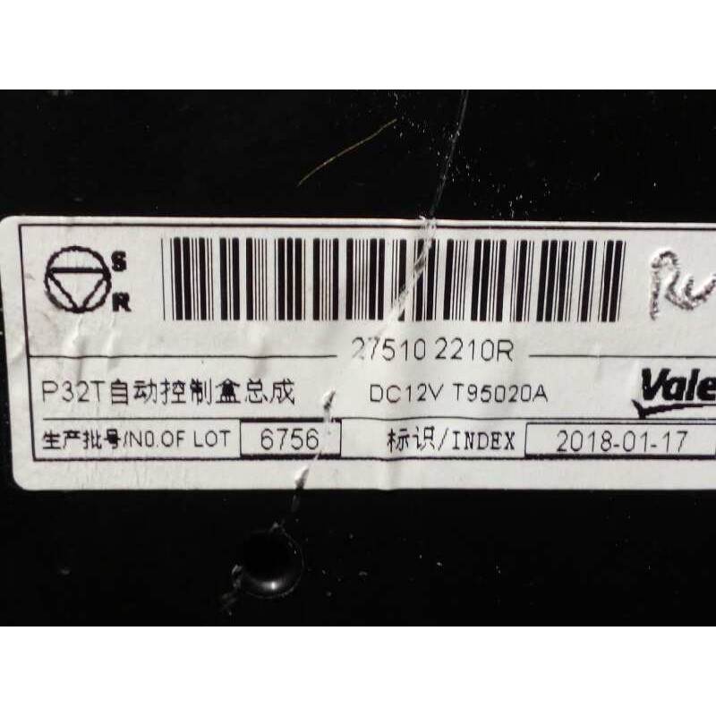 Recambio de mando climatizador para renault kadjar limited referencia OEM IAM 275102210R  