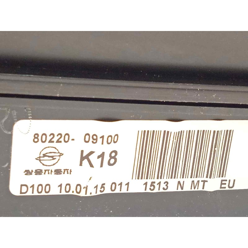 Recambio de cuadro instrumentos para ssangyong kyron 2.0 referencia OEM IAM 8022009100  