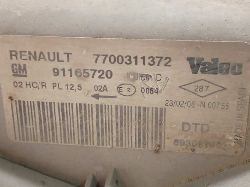 Recambio de faro derecho para nissan primastar (x83) 1.9 dci diesel cat referencia OEM IAM 7700311372  91165720