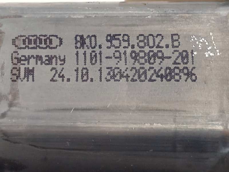 Recambio de elevalunas delantero derecho para audi q5 (8r) 2.0 16v tdi referencia OEM IAM 8R0837462J  8K0959802B