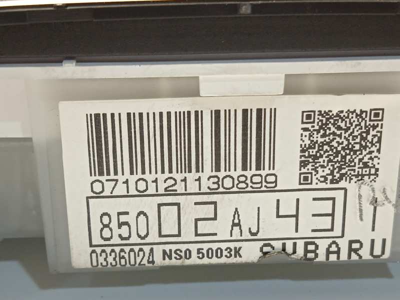 Recambio de cuadro instrumentos para subaru legacy familiar/outback b13 (bp) 2.0 diesel cat referencia OEM IAM 85002AJ43  85021A
