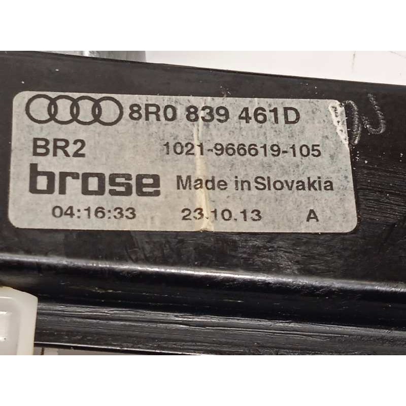 Recambio de elevalunas trasero izquierdo para audi q5 (8r) 2.0 16v tdi referencia OEM IAM 8R0839461D  8K0959811A