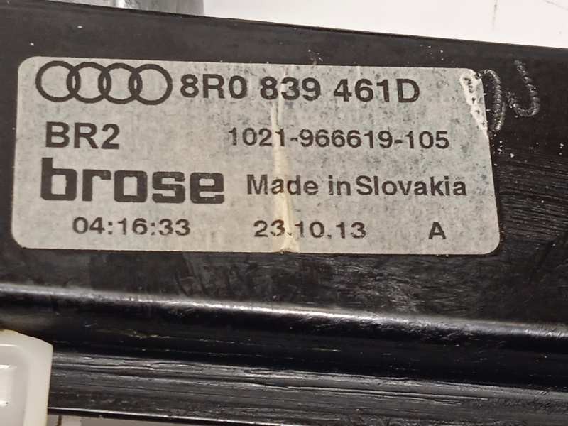 Recambio de elevalunas trasero izquierdo para audi q5 (8r) 2.0 16v tdi referencia OEM IAM 8R0839461D  8K0959811A