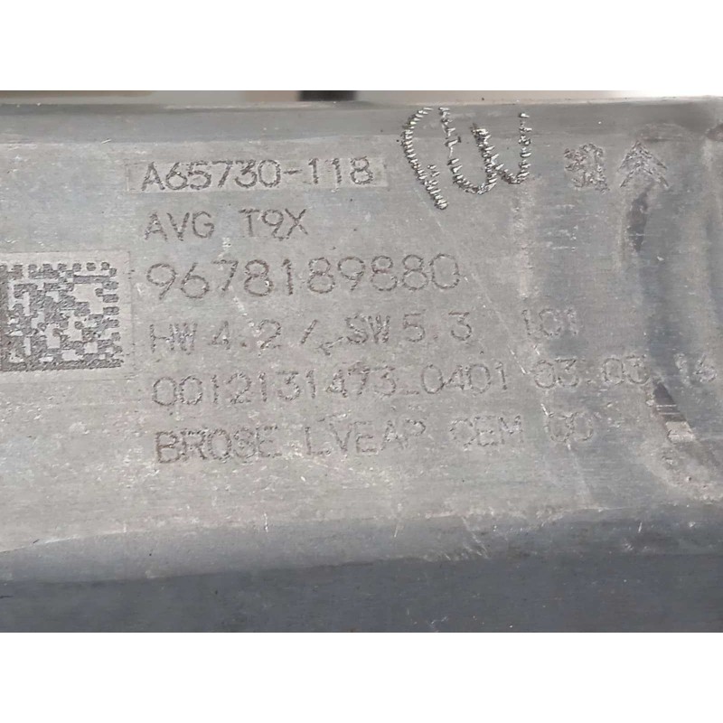 Recambio de elevalunas delantero izquierdo para peugeot 308 sw 1.6 blue-hdi fap referencia OEM IAM 9678189880  