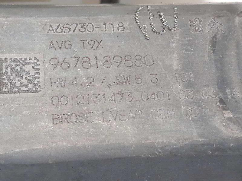 Recambio de elevalunas delantero izquierdo para peugeot 308 sw 1.6 blue-hdi fap referencia OEM IAM 9678189880  