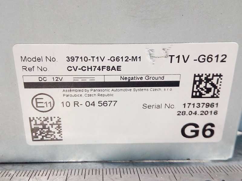 Recambio de pantalla multifuncion para honda cr-v elegance 4x2 referencia OEM IAM 39710T1VG612M1  39710T1VG61