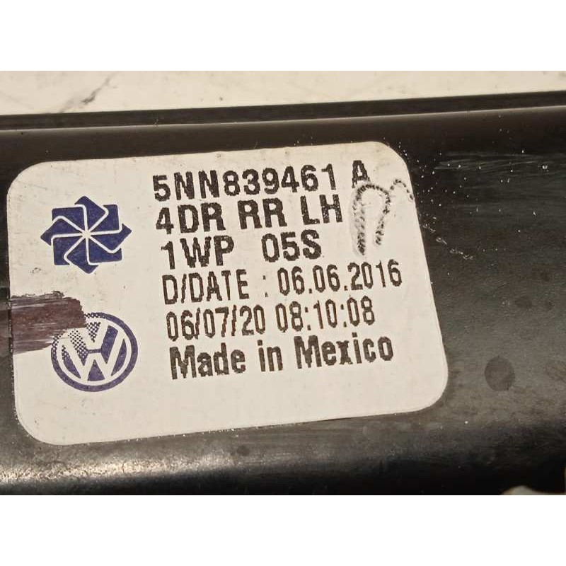 Recambio de elevalunas trasero izquierdo para volkswagen tiguan allspace(bw2) 2.0 tdi referencia OEM IAM 5NN839461A  5Q4959811C