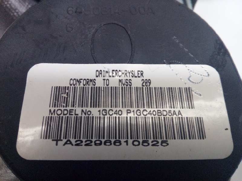 Recambio de cinturon seguridad delantero derecho para dodge caliber 2.0 16v crd cat referencia OEM IAM YX26BD5AB  