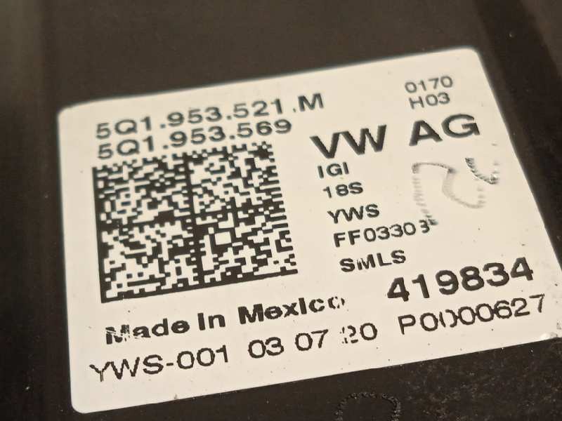 Recambio de mando intermitentes para volkswagen tiguan allspace(bw2) 2.0 tdi referencia OEM IAM 5Q1953521M  5Q1953521MIGI