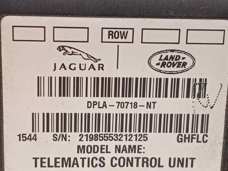 Recambio de modulo electronico para land rover evoque 2.0 td4 cat referencia OEM IAM DPLA70718NT  LR079415