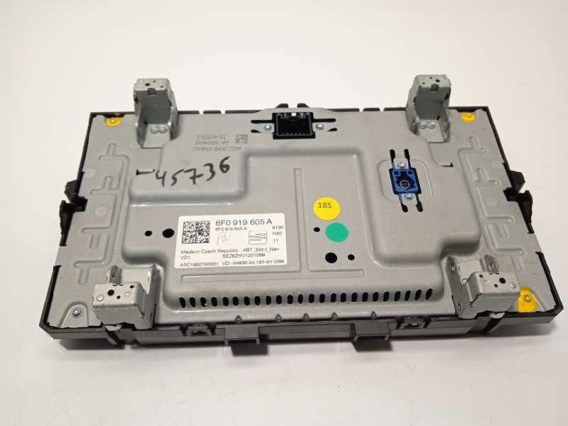 Recambio de pantalla multifuncion para seat ibiza (kj1) fr referencia OEM IAM 6F0919605A  A2C18992700001