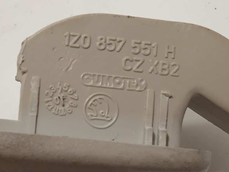 Recambio de parasol izquierdo para skoda octavia combi (1z5) trend referencia OEM IAM 1Z0857551H  1Z0857551H2F4