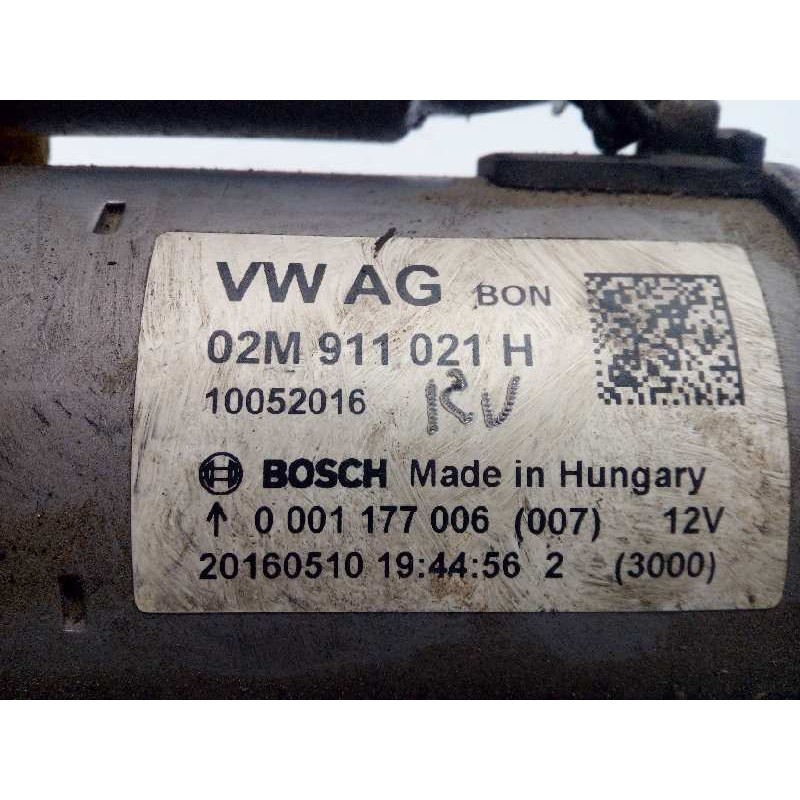 Recambio de motor arranque para seat mii (kf1) 1.0 referencia OEM IAM 02M911021H  0001177006