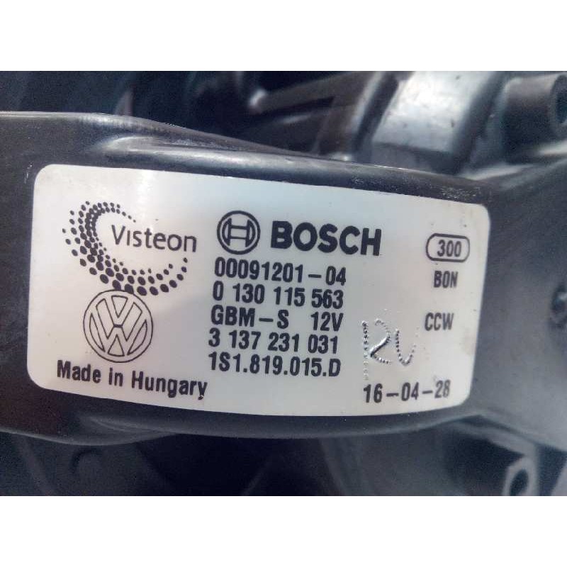 Recambio de motor calefaccion para seat mii (kf1) 1.0 referencia OEM IAM 1S1819015D  