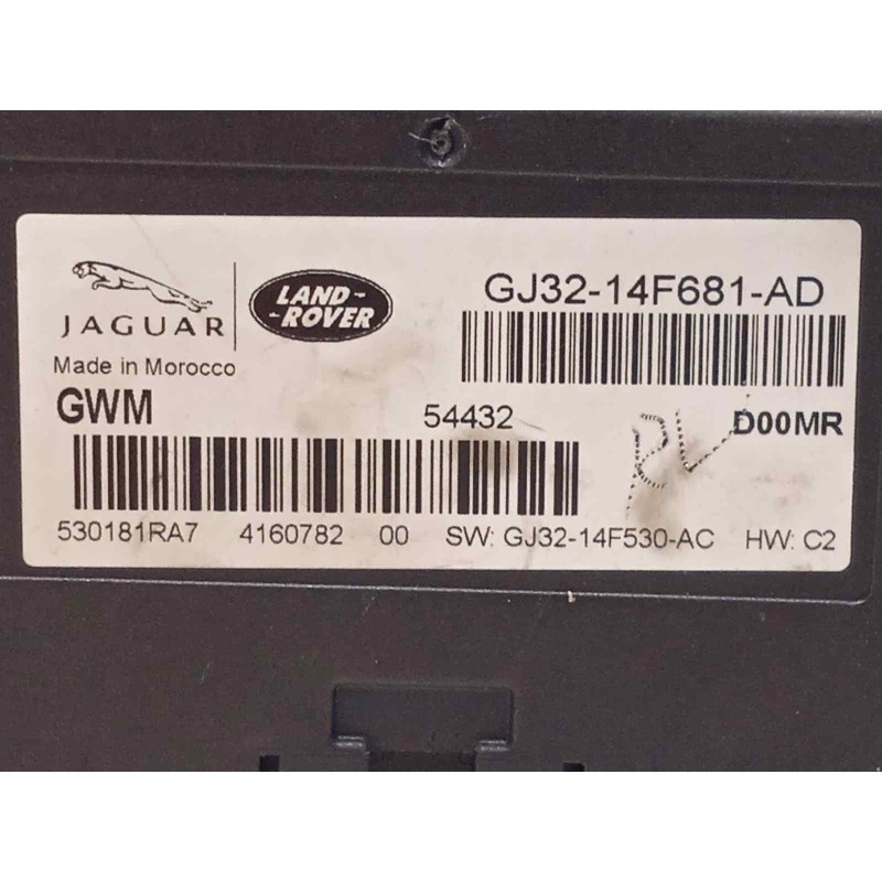 Recambio de modulo electronico para land rover evoque 2.0 td4 cat referencia OEM IAM GJ3214F681AD  LR070838