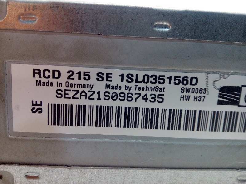 Recambio de sistema audio / radio cd para seat mii (kf1) 1.0 referencia OEM IAM 1SL035156D  