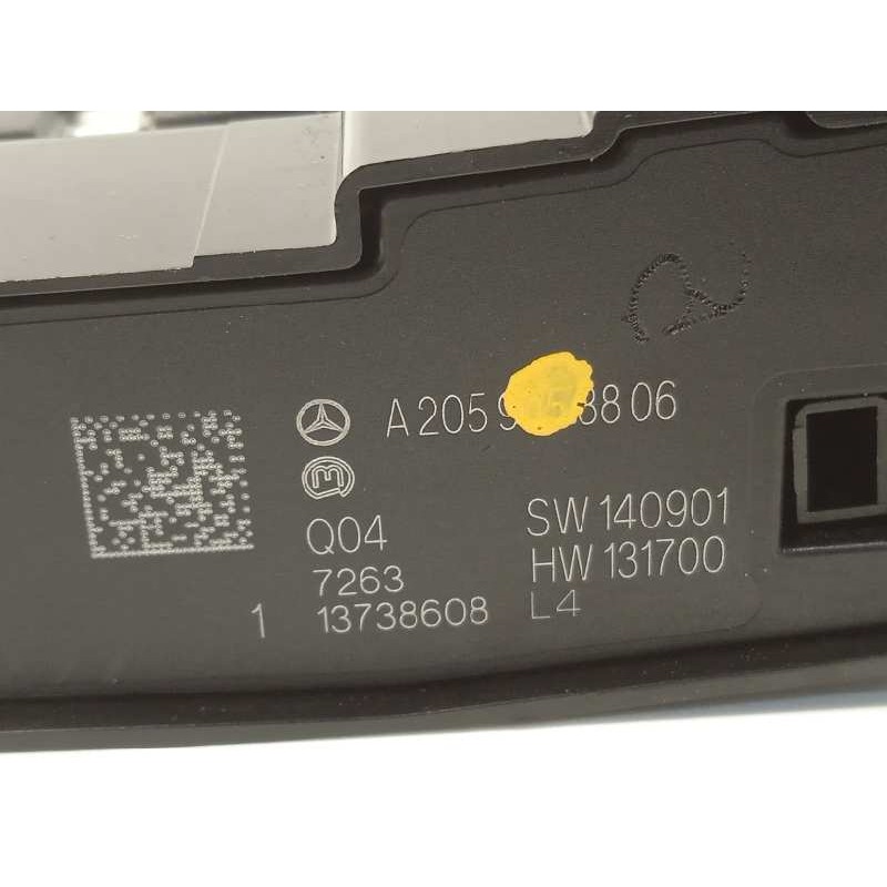 Recambio de interruptor para mercedes-benz clase c cabrio (bm 205)(6.2016) c 200 (205.442) referencia OEM IAM A2059056806  20590