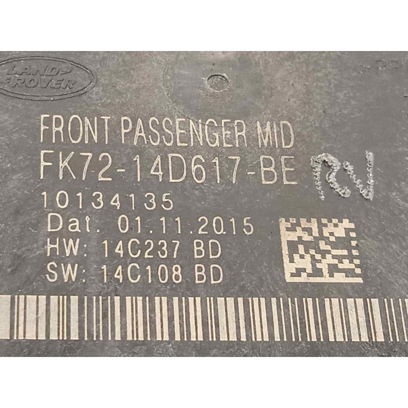 Recambio de modulo confort para land rover evoque 2.0 td4 cat referencia OEM IAM FK7214D617BE  LR078332