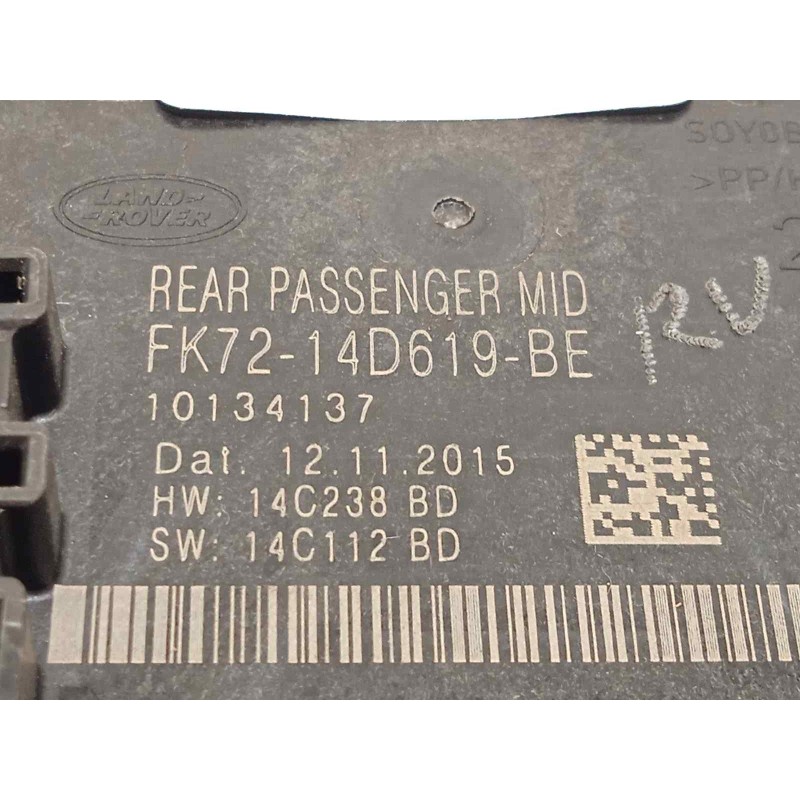 Recambio de modulo confort para land rover evoque 2.0 td4 cat referencia OEM IAM FK7214D619BE  LR078336