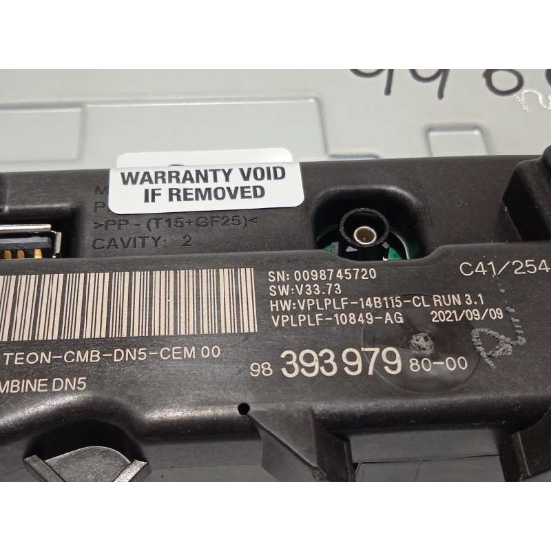 Recambio de cuadro instrumentos para citroën c4 iii shine referencia OEM IAM 9839397980  