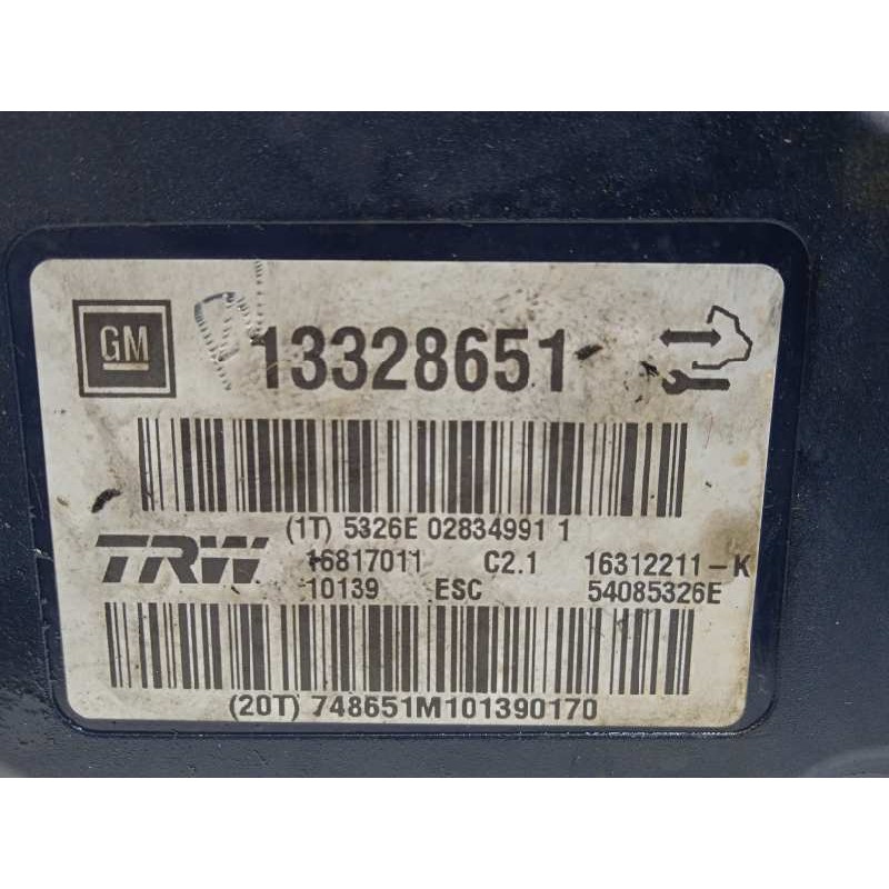 Recambio de abs para opel insignia berlina edition referencia OEM IAM 13328651 16312211K 16817011